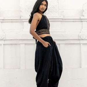 Zenya Harem Pant Zwart