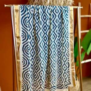 Pushpa Sjaal Blockprint