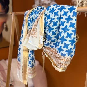 Pushpa Sjaal Blockprint