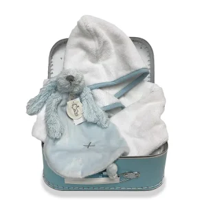 Koffertje ‘Badjas & Rabbit Richie tuttle’ | Medium | Blauw