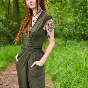 Aluna jumpsuit Groen