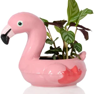 Flamingo Pot – Keramiek – 18,5×21×17,5 cm