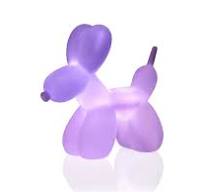 Balloon Dog Lamp Paars β LED β USB oplaadbaar - Afbeelding 4