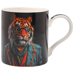 Mok Tijger in Pak – Stijlvolle Dierenmok – 360 ml