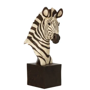 Ornament Zebra op Voet – Zwart-Witte Eyecatcher met Stijl