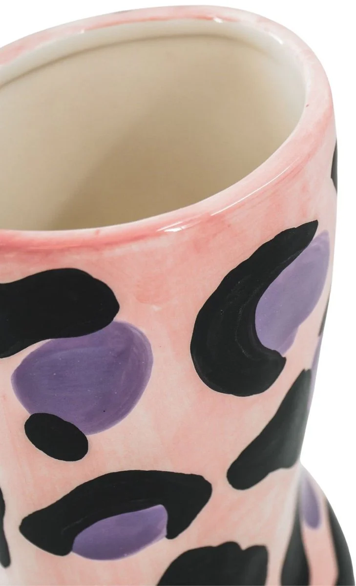 Panterprint Laars Vaas – Keramiek – 24 cm - Afbeelding 5