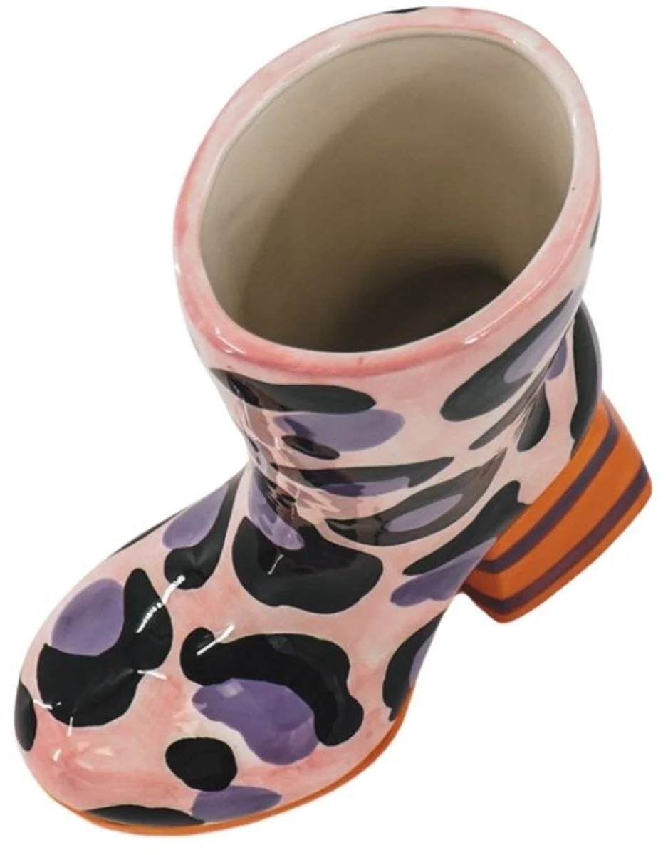 Panterprint Laars Vaas – Keramiek – 24 cm - Afbeelding 4